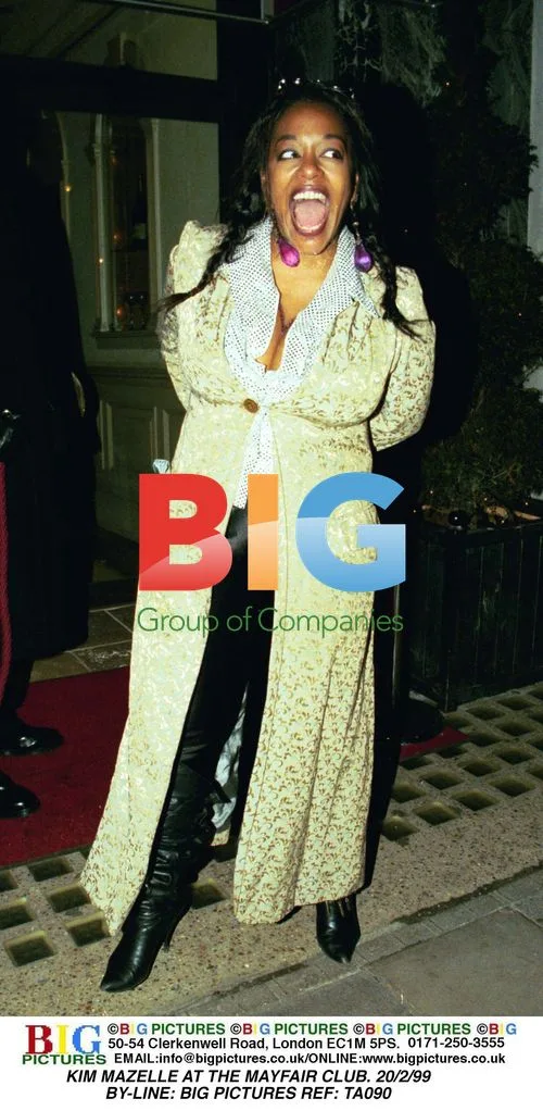 Kim Mazelle at the Mayfair Club