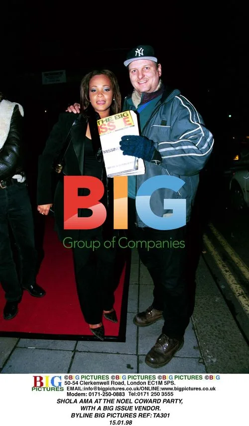 Shola Ama at Noel Coward Party