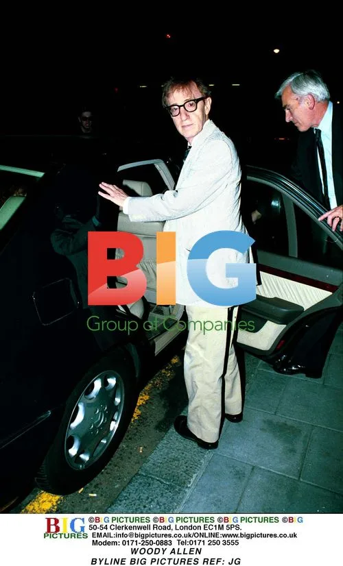 Woody Allen Entering Car