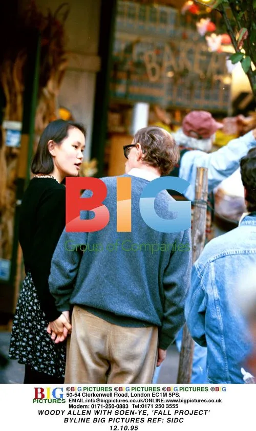 Woody Allen with Soen-Ye on 'Fall Project' set