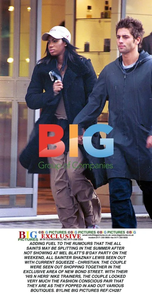 Shaznay Lewis and Christian Spotted Shopping