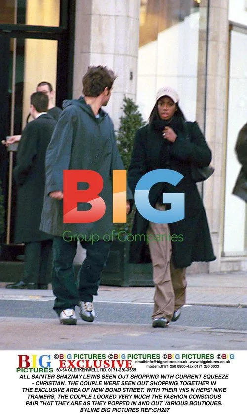 Shaznay Lewis Spotted Shopping with Partner