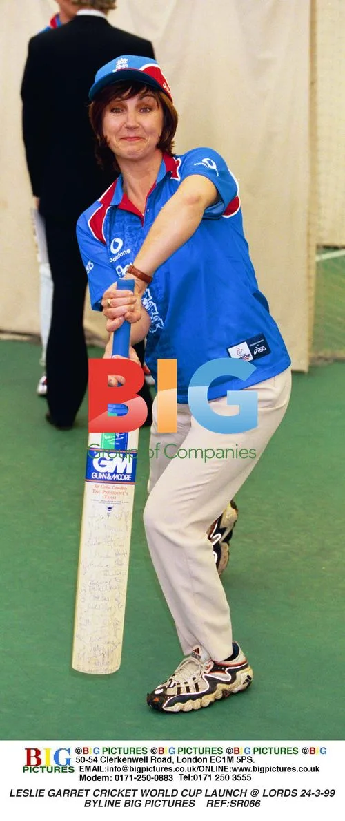 Leslie Garret at Cricket World Cup Launch