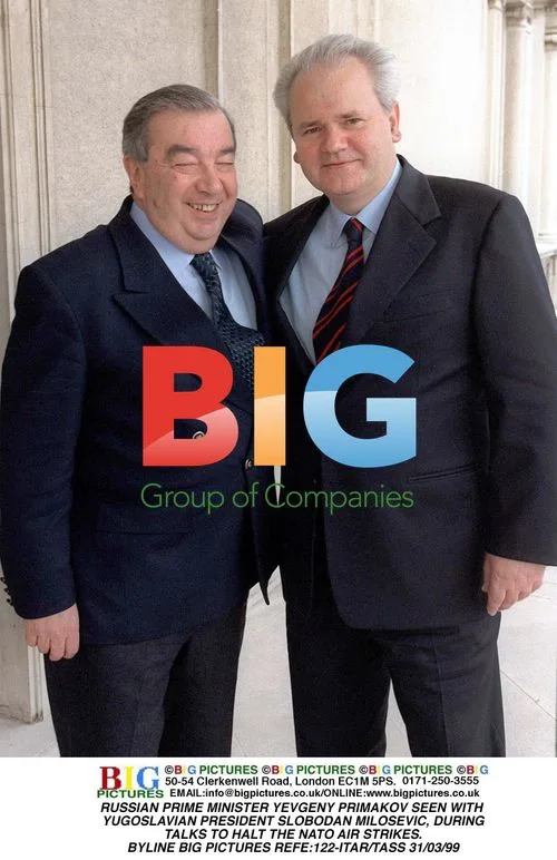 Russian PM Primakov and Yugoslav Pres. Milosevic