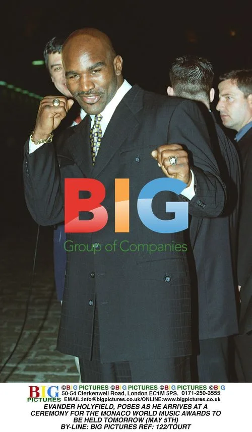 Evander Holyfield at Monaco World Music Awards
