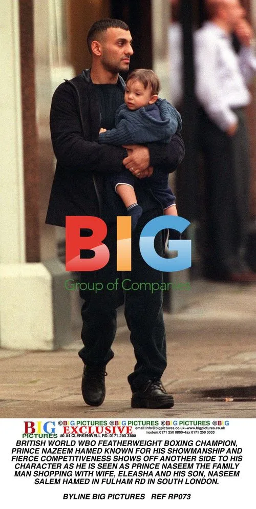 Prince Naseem Hamed with Family