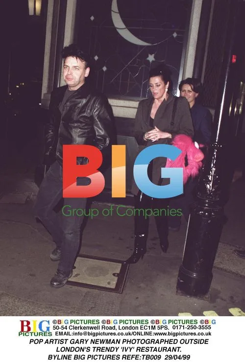 Pop Artist Gary Newman Outside 'Ivy' Restaurant