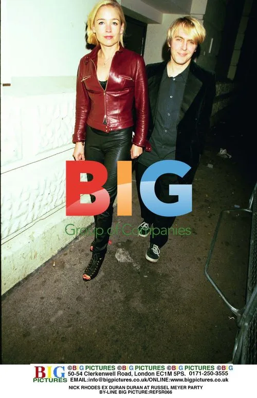 Nick Rhodes of Duran Duran at Russel Meyer party