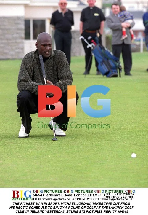 Michael Jordan Golfing at Lahinch Golf Club