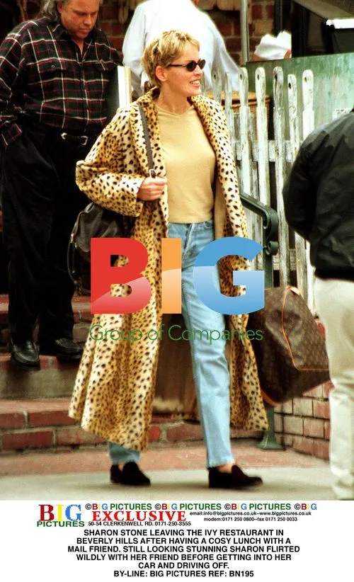 Sharon Stone Leaves The Ivy