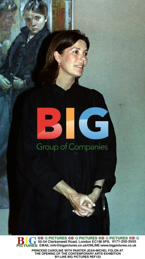 Princess Caroline at Contemporary Arts Exhibition