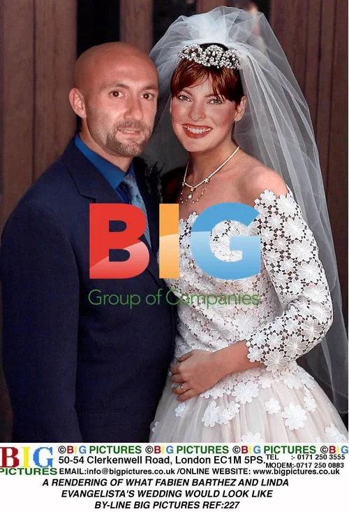 Fabien Barthez and Linda Evangelista's Wedding