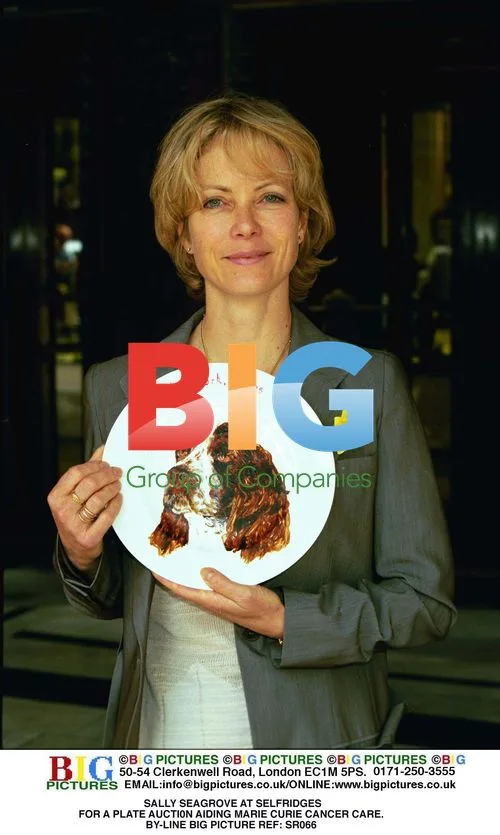 Sally Seagrove at Selfridges Plate Auction for Marie Curie