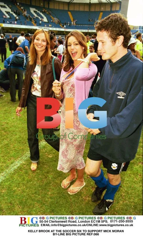 Kelly Brook at Soccer Six for Nick Moran