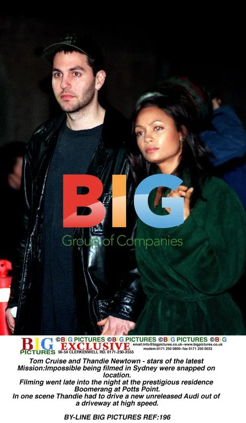 Tom Cruise and Thandie Newton film Mission:Impossible
