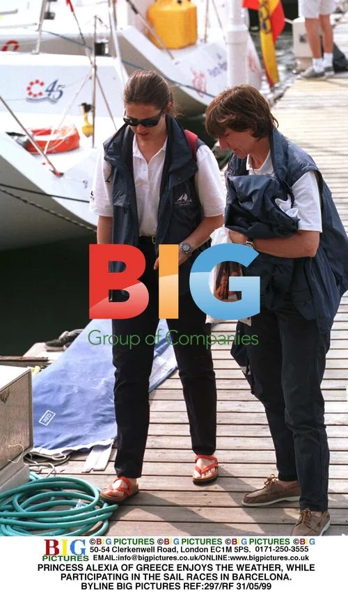 Princess Alexia Sails in Barcelona