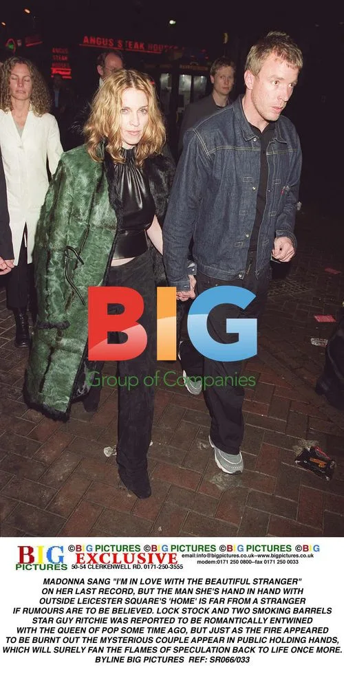 Madonna and Guy Ritchie Spotted Hand-in-Hand