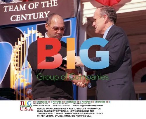 Reggie Jackson Receives Key to NYC