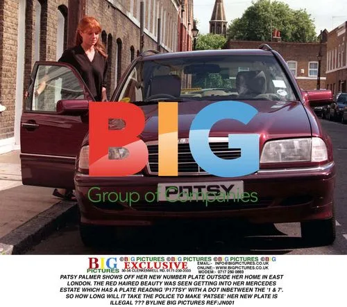 PATSY PALMER'S NEW NUMBER PLATE