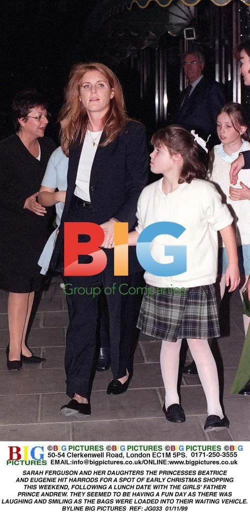 Sarah Ferguson and Princesses at Harrods