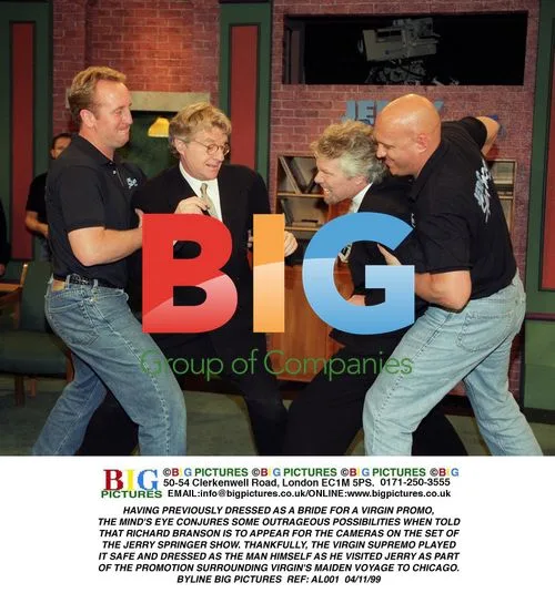 Richard Branson Dressed as Himself on Jerry Springer Show