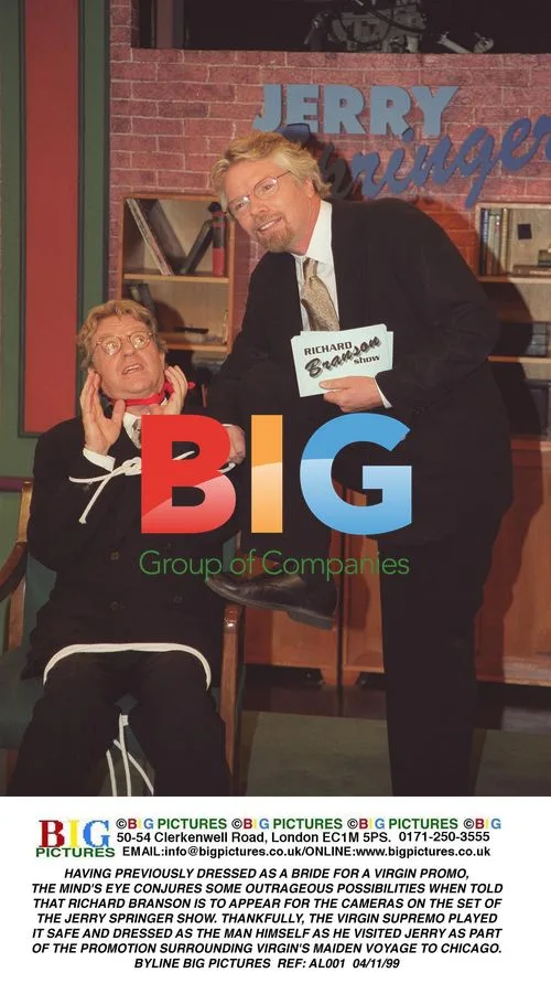 Richard Branson Visits Jerry Springer Show