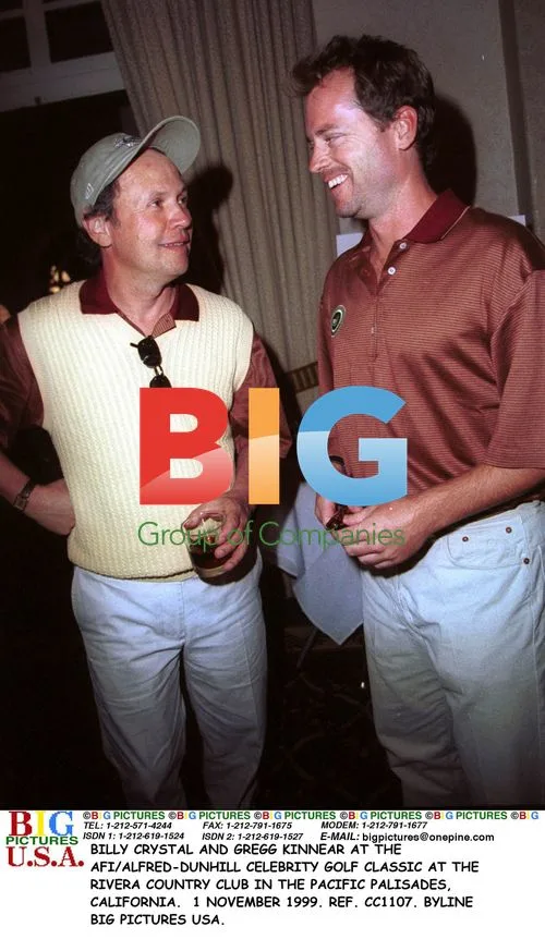 Billy Crystal and Gregg Kinnear at Celebrity Golf Classic