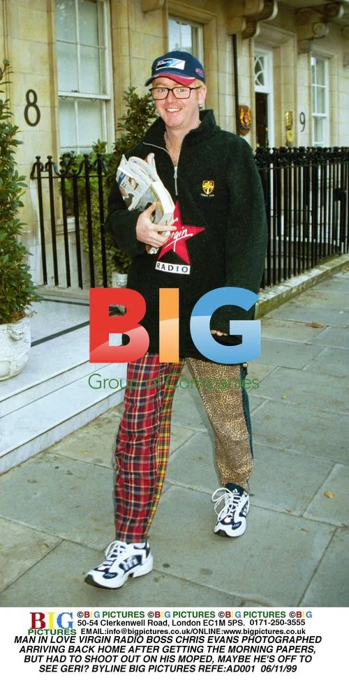 Chris Evans Arrives Home After Getting Newspaper