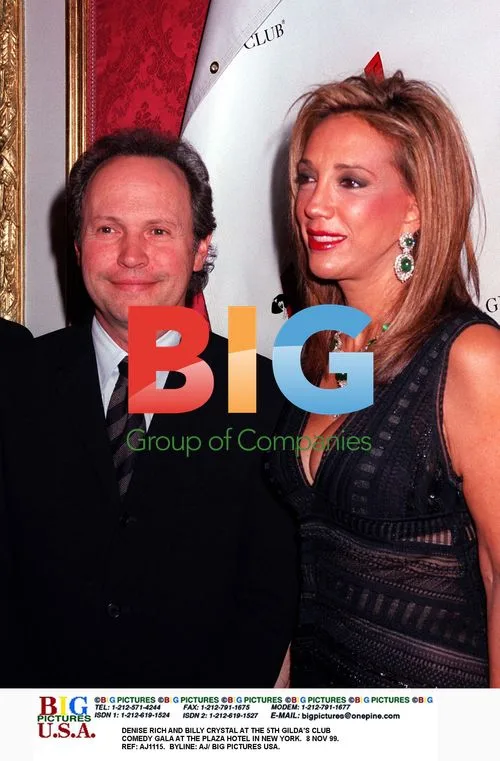 Denise Rich and Billy Crystal at Gilda's Club Gala