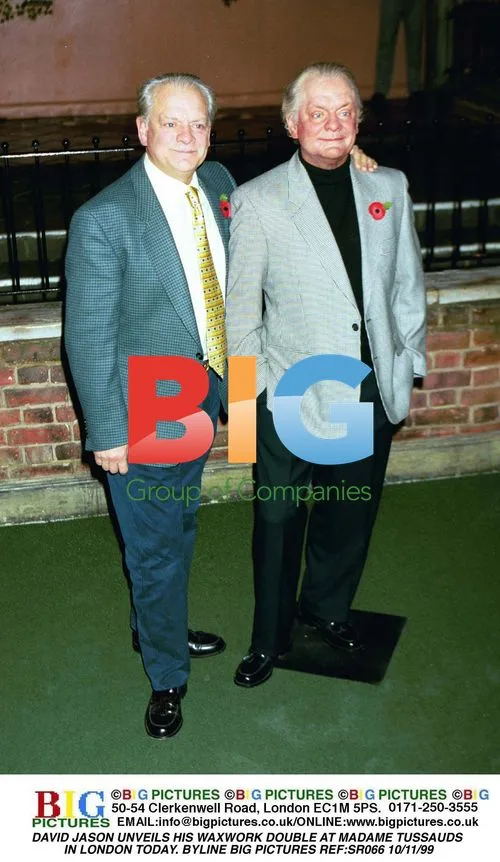 David Jason Unveils Waxwork at Madame Tussauds