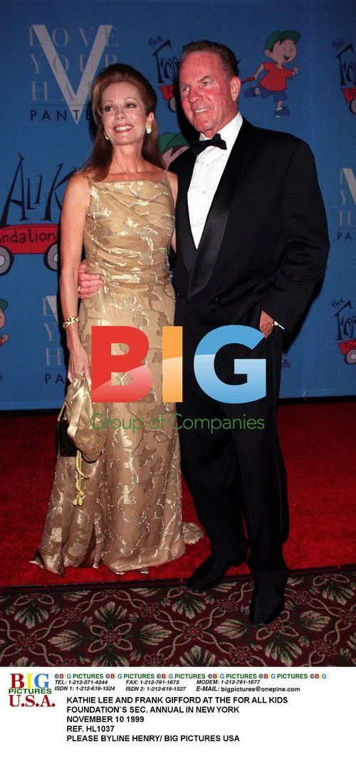 Kathie Lee and Frank Gifford at NYC charity event