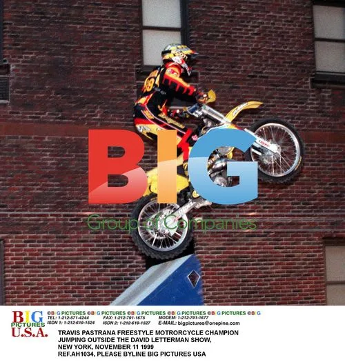 Travis Pastrana Freestyle Motorcycle Jump