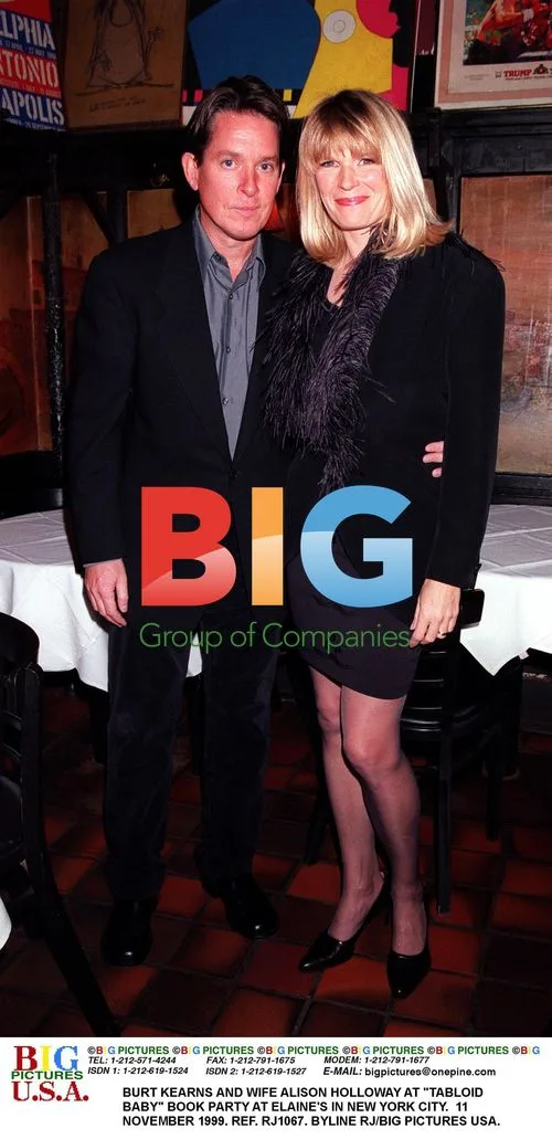 Burt Kearns and Alison Holloway at "Tabloid Baby" Book Party