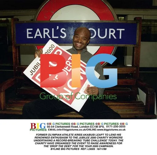 Athlete Kriss Akabusi supports Jubilee 2000 event