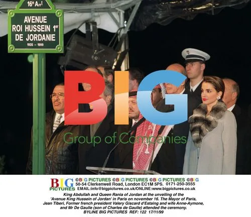 King Abdullah and Queen Rania of Jordan in Paris