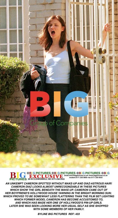 Unkempt Cameron Diaz Spotted Without Makeup