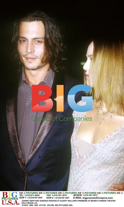 Johnny Depp and Vanessa Paradis at Sleepy Hollow Premiere