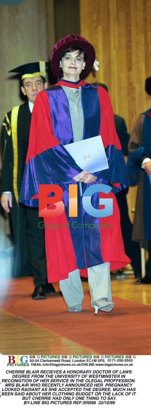 Cherie Blair Receives Honorary Degree