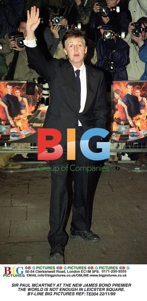 Sir Paul McCartney at James Bond Premiere