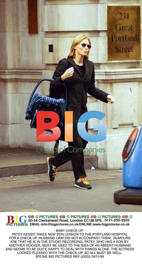 Patsy Kensit Takes Son Lennon to Check-up