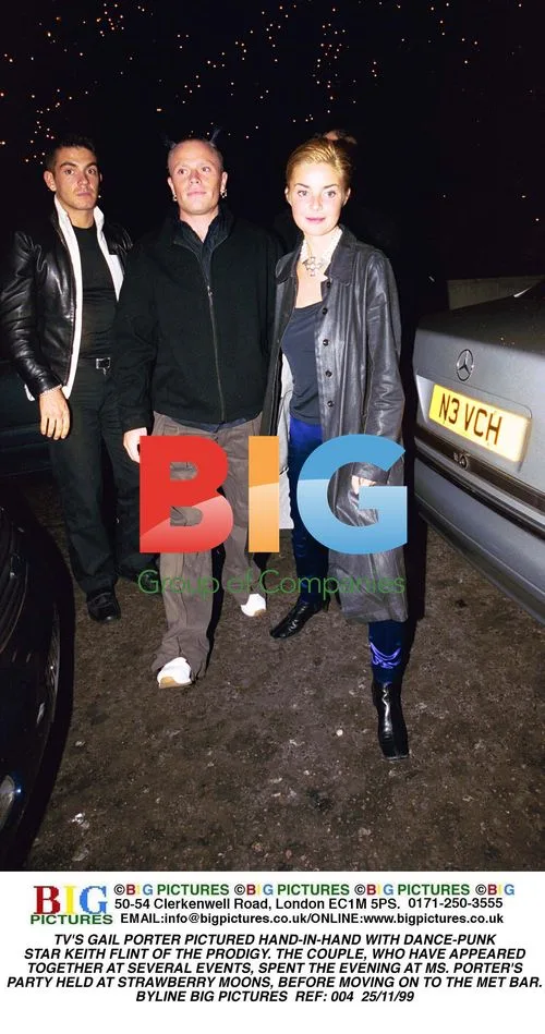 Gail Porter and Keith Flint Pictured Together