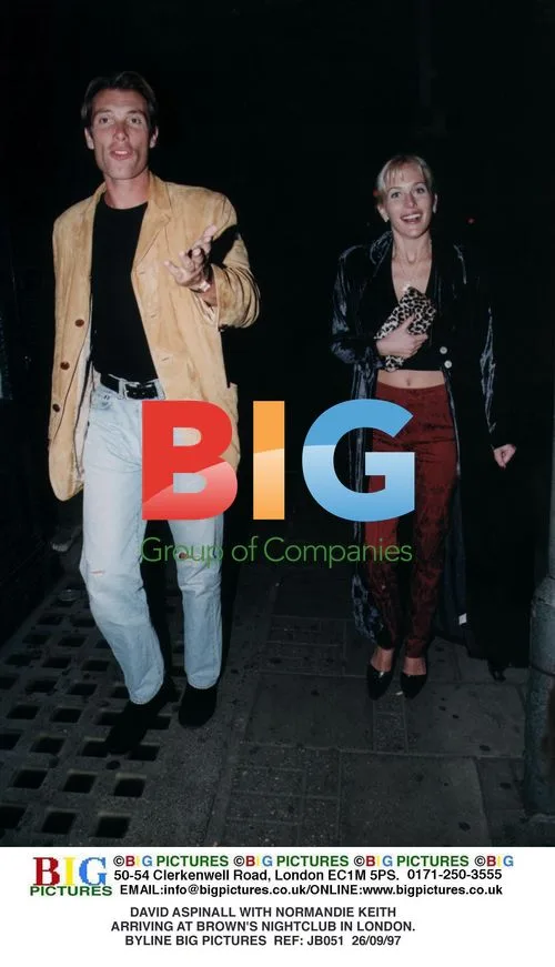 DAVID ASPINALL and NORMANDIE KEITH at BROWN'S NIGHTCLUB