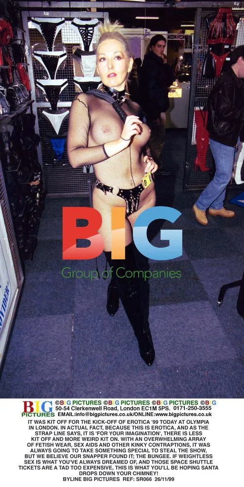Kick-off of Erotica '99 in London
