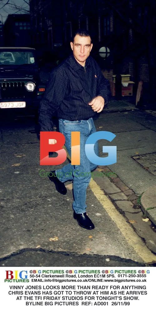 Vinny Jones Arrives at TFI Friday Studios