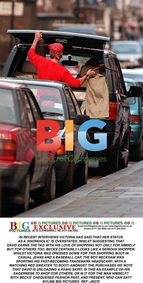 David Beckham Spotted Shopping