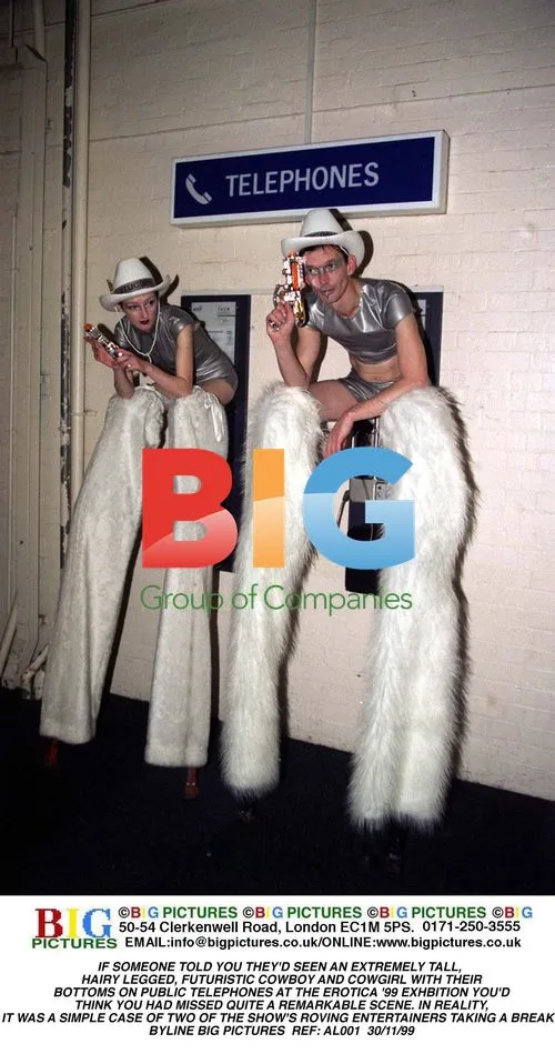 Futuristic Cowboy and Cowgirl at Erotica '99