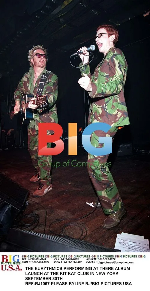 The Eurythmics Performing Album Launch in New York