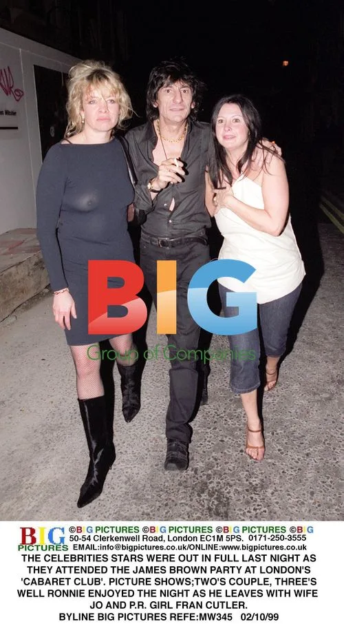 Celebrities at James Brown Party