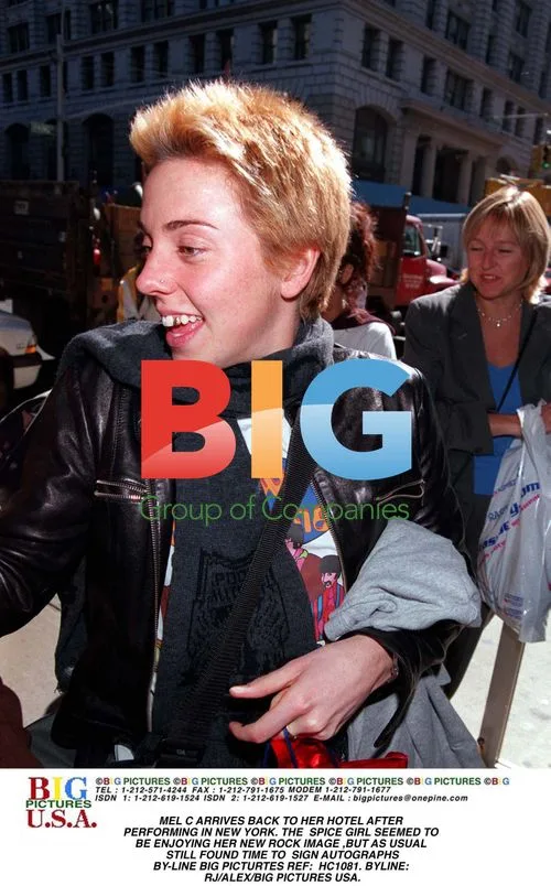Mel C Arrives Back to Hotel After New York Performance