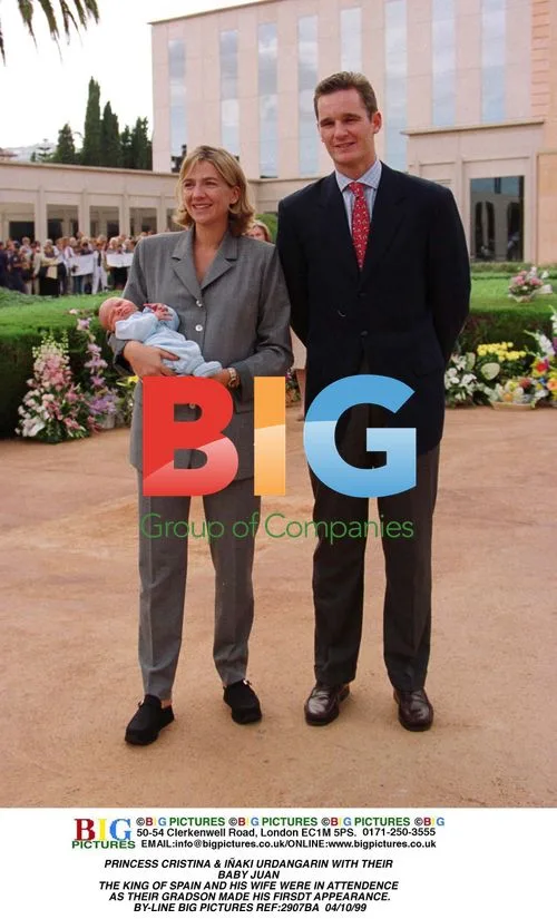 PRINCESS CRISTINA & IAKI URDANGARIN WITH BABY JUAN
